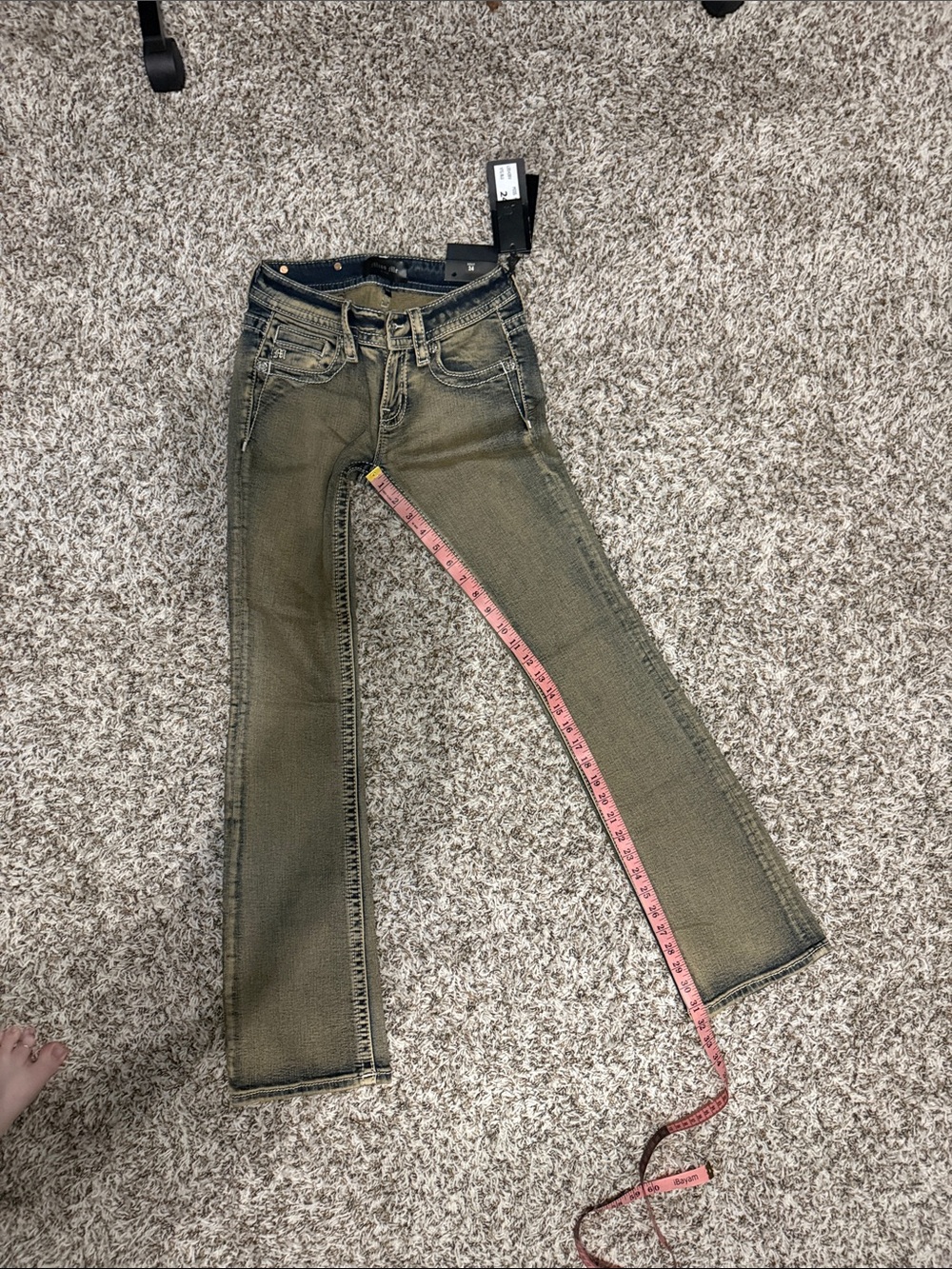 Miss Me Light Rust Jeans size 24x32 NWT - Picture 13 of 14